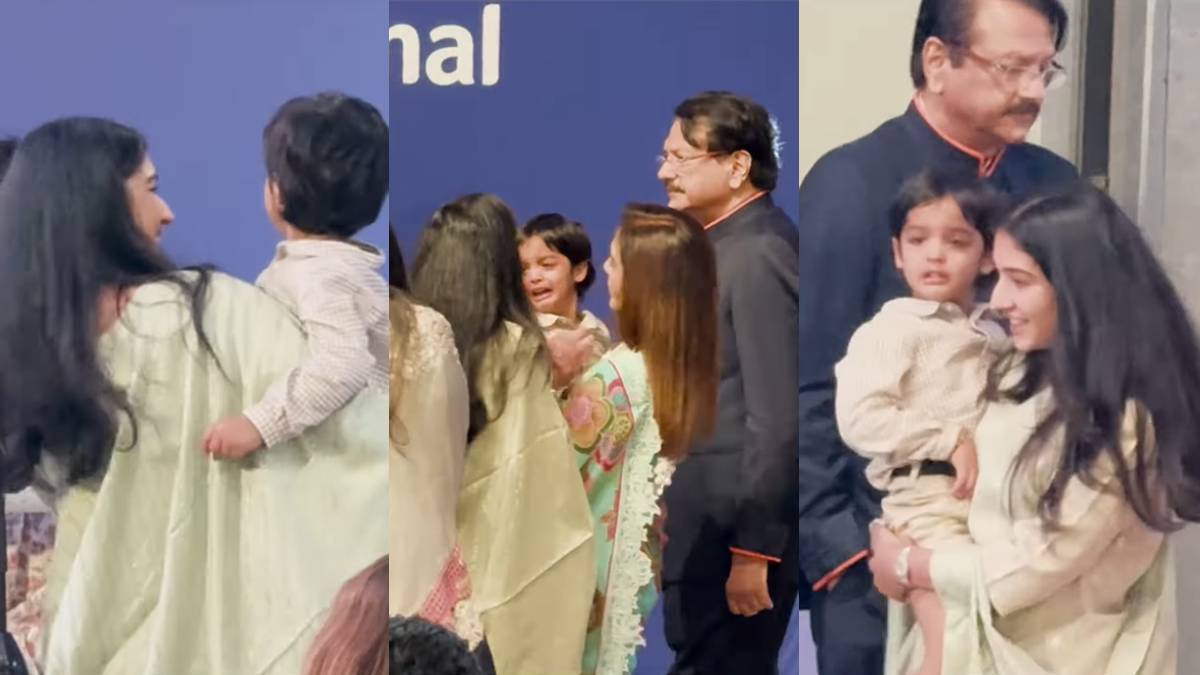 मंच पर रोने लगा ईशा अंबानी का बेटा, फिर झट से पास आईं मामी राधिका मर्चेंट मंच पर रोने लगा ईशा अंबानी का बेटा, फिर झट से पास आईं मामी राधिका मर्चेंट