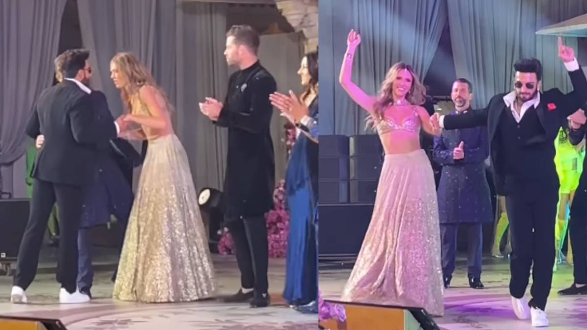 नेत्रा मंटेना की शादी में झूमे रणवीर, डोनाल्ड ट्रंप जूनियर संग ‘झुमका’ पर किया डांस नेत्रा मंटेना की शादी में झूमे रणवीर, डोनाल्ड ट्रंप जूनियर संग ‘झुमका’ पर किया डांस