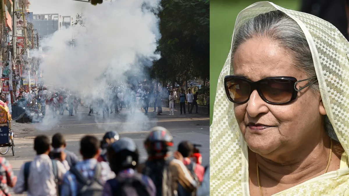 बांग्लादेश में यूनुस सरकार के खिलाफ शेख हसीना का बिगुल, ढाका की सड़कों पर जमकर बवाल Sheikh hasina bangladesh - India TV Hindi