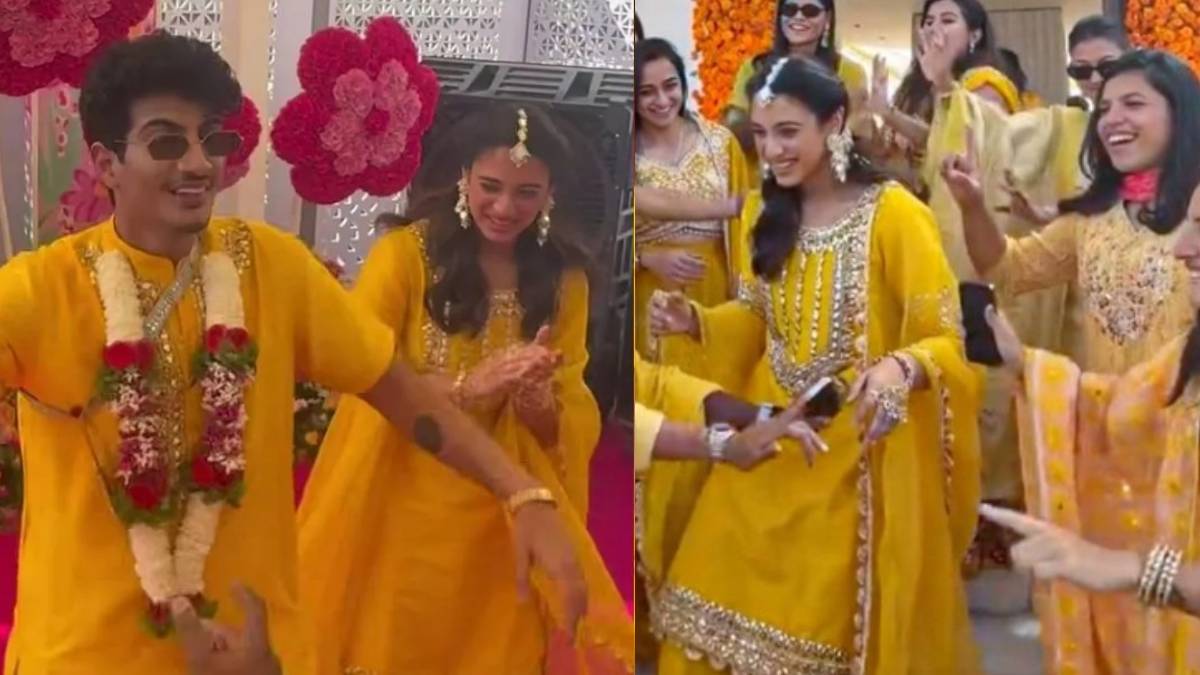 मिसेज मुच्छल बनेंगी स्मृति मंधाना, हल्दी सेरेमनी में पलाश संग झूमती आईं नजर