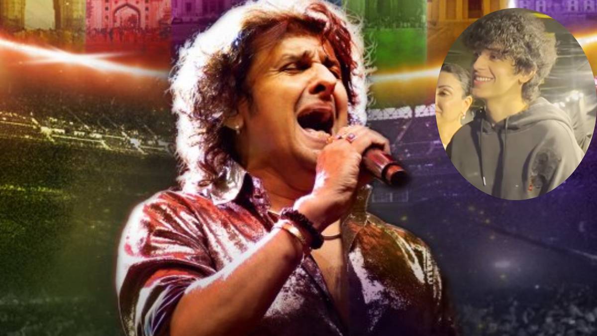 घुंघराले बाल, क्यूट स्माइल… सोनू निगम के कॉन्सर्ट में छाया ये स्टारकिड कौन?