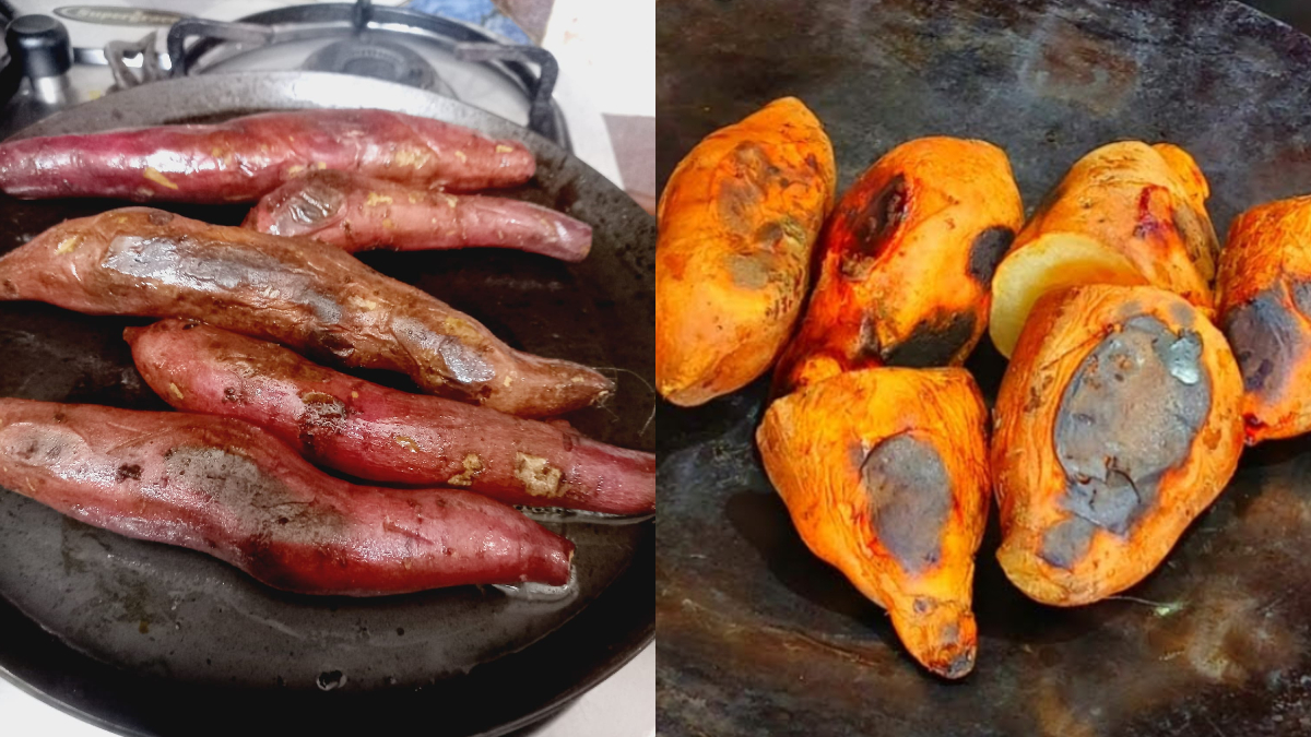 गैस चूल्हे पर शकरकंद भूनने के 3 सबसे आसान तरीके, मिनटों में भुन जाएंगी शकरकंद, गर्मागरम स्वाद लें