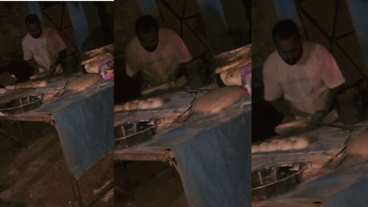 यूपी: थूक जिहाद का VIDEO वायरल, बारातियों के लिए थूक लगाकर रोटियां बनाता दिखा शख्स, पुलिस जांच में जुटी