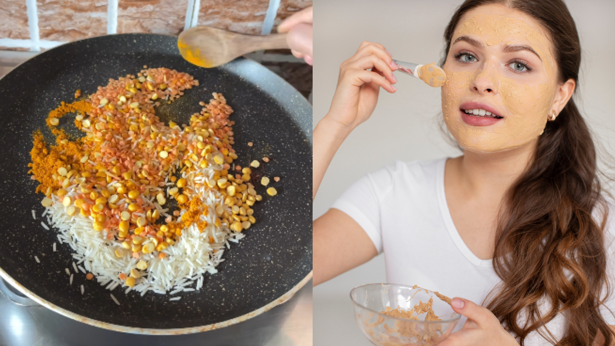 फेशियल में पैसे बर्बाद न करें, दाल चावल से उबटन बनाकर लगाएं, सिर्फ 1 दिन में चेहरे पर दिखने लगेगा निखार