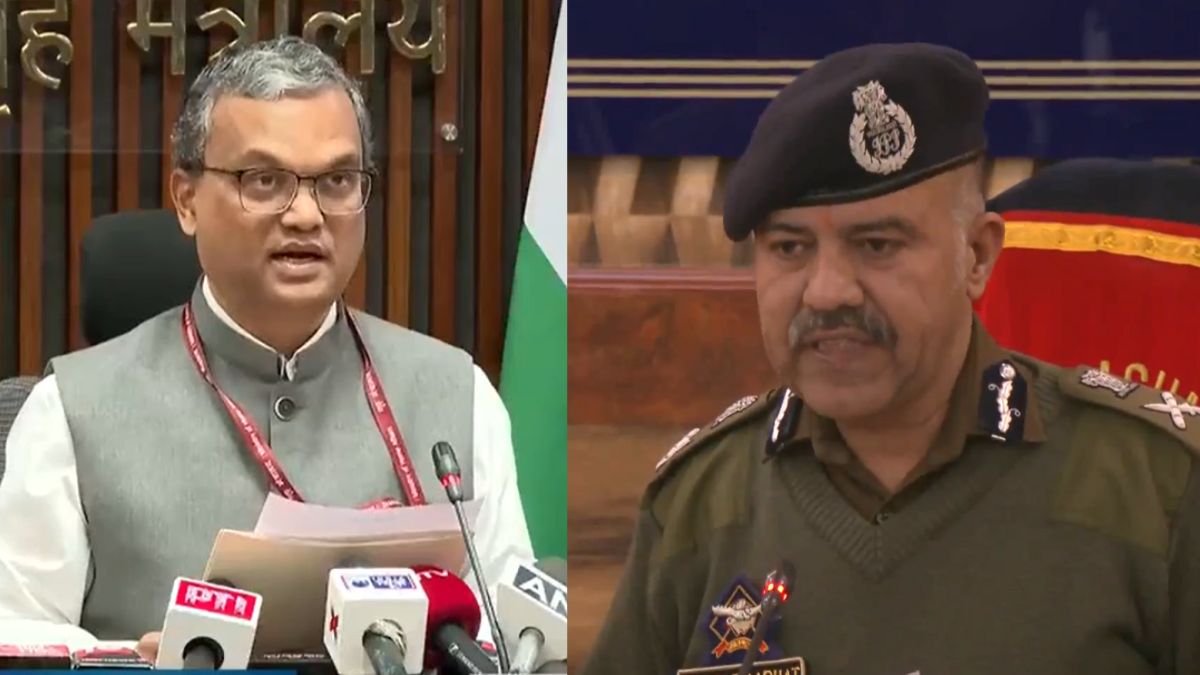 नौगाम धमाके पर गृह मंत्रालय की प्रेस कॉन्फ्रेंस, DGP ने दी घटना की पूरी जानकारी