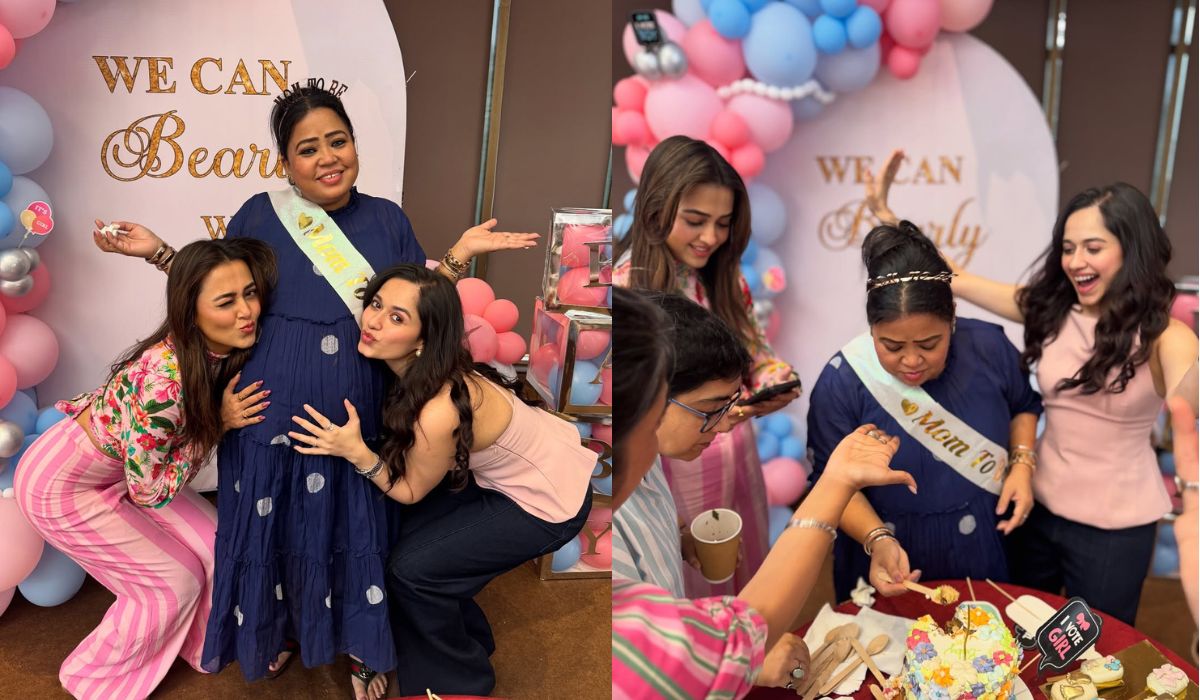 प्रेग्नेंट भारती सिंह ने दोस्तों संग बेबी शावर में की जमकर मस्ती