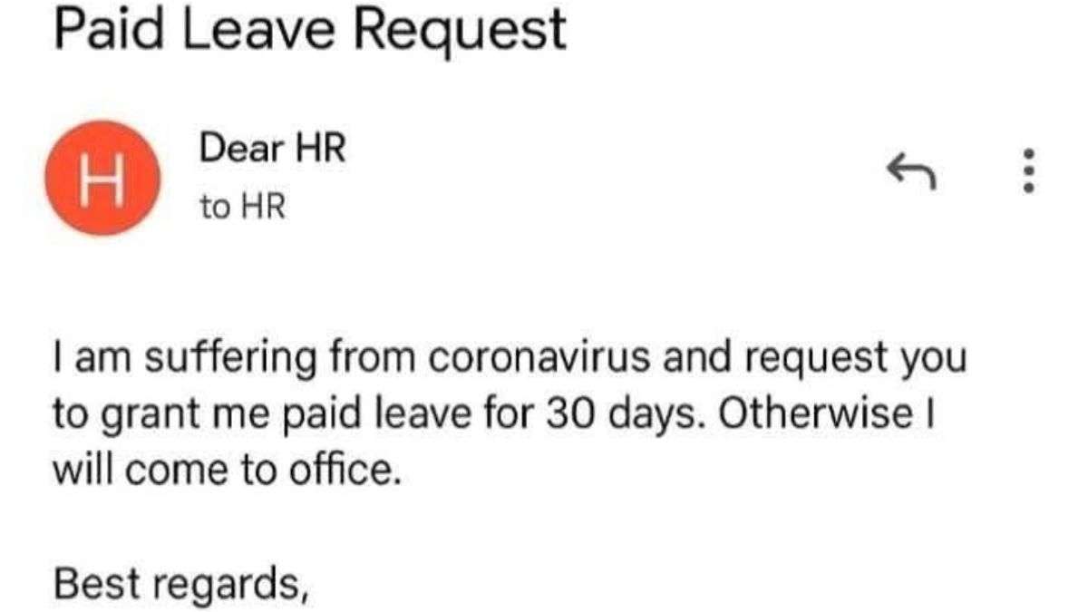 Paid Leave के लिए शख्स ने दी धमकी तो HR ने भी कर दिया चेकमेट, पोस्ट देख आएगी हंसी