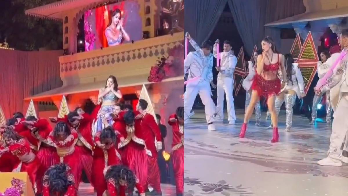 बॉलीवुड सितारों ने बढ़ाई शादी की शाम, जाह्नवी कपूर के डांस से गुलजार रहा समां
