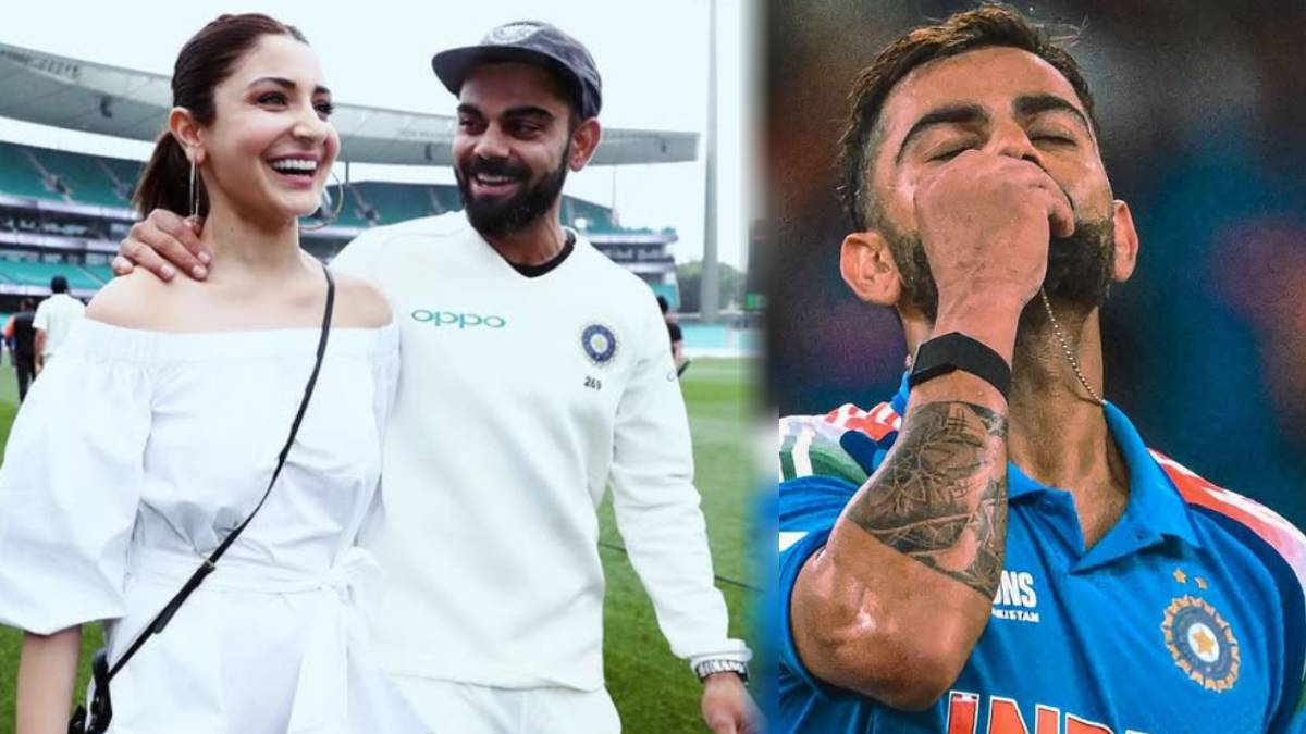 विराट कोहली ने जैसे ही ठोकी लगातार दूसरी सेंचुरी, वायरल हो गया अनुष्का का रिएक्शन