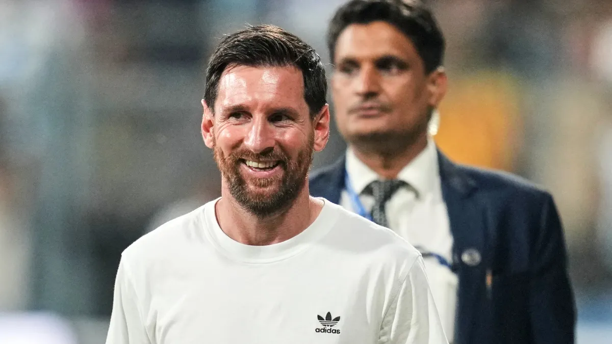 Lionel Messi India GOAT Tour 2025: दिल्ली में जय शाह से मिले लियोनल मेसी, ICC अध्यक्ष ने गिफ्ट में दी स्पेशल जर्सी Lionel Messi- India TV Hindi