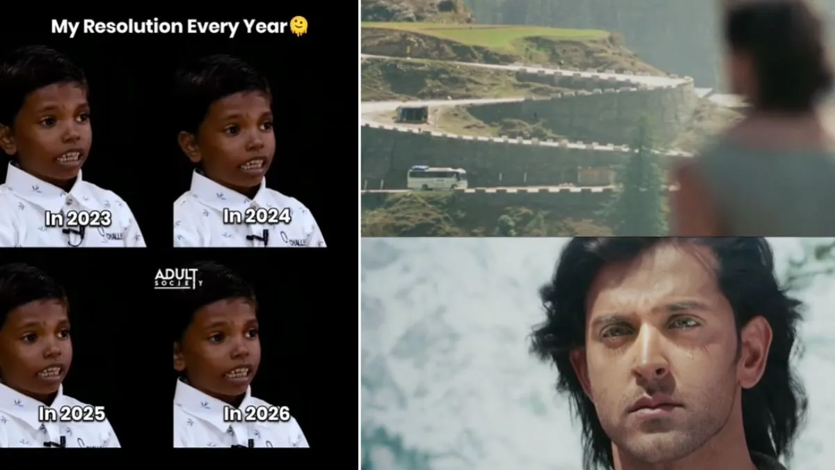 Happy New Year 2026 Memes: ठहाकों से नए साल की शुरुआत करना है तो देखें ये मजेदार Memes, हंसी नहीं रुकेगी शर्त लगा लें Happy New Year 2026 Memes, new year memes, new year eve memes, memes, happy new year eve, happy new - India TV Hindi