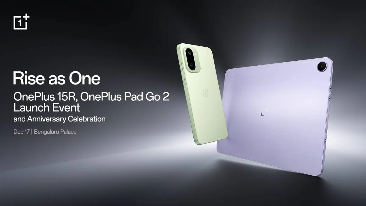 OnePlus 15R, OnePlus Pad Go2 आज भारत में होंगे लॉन्च, जानें कहां देखें लाइवस्ट्रीम OnePlus 15R, OnePlus Pad Go 2- India TV Hindi