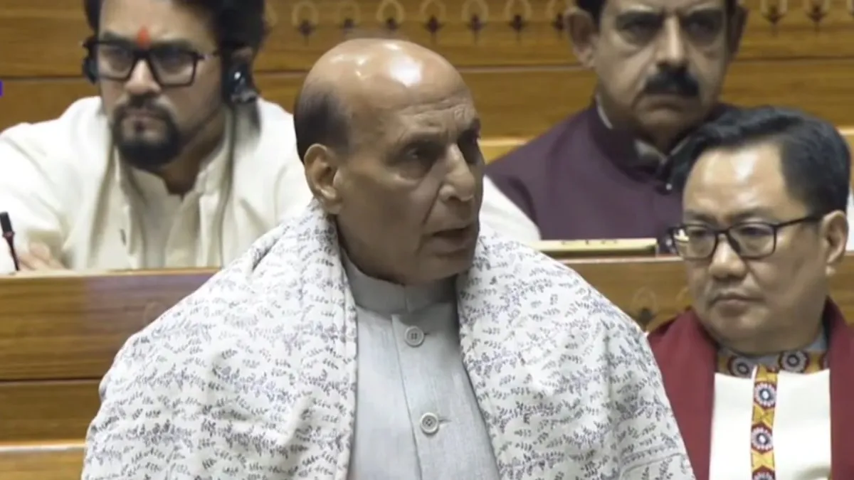 'वंदे मातरम्' पर महाचर्चा LIVE: राजनाथ सिंह ने कहा- वंदे मातरम् दुनियाभर में भारत का गौरव है Rajnath singh lok sabha vande matram- India TV Hindi