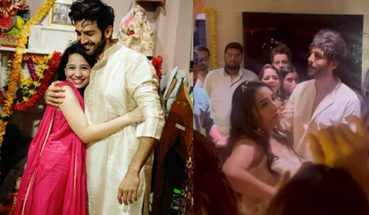 कार्तिक आर्यन ने बहन कृतिका तिवारी की हल्दी सेरेमनी में भाई का निभाया फर्ज, जमकर किया डांस