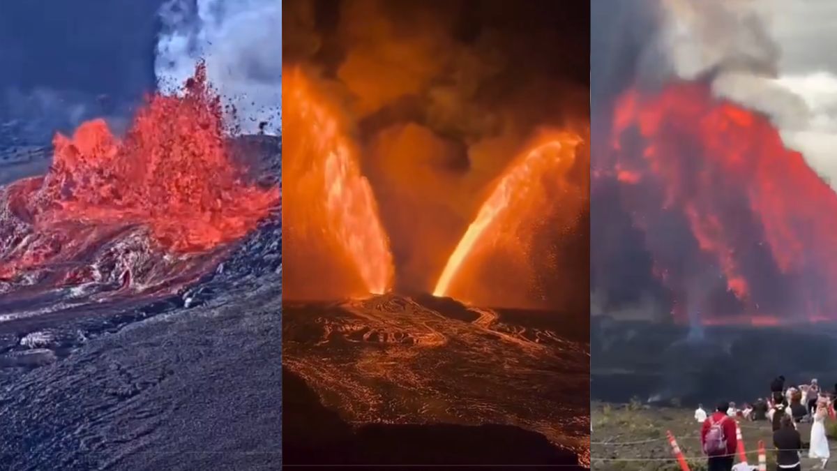 हवाई में हुआ दुनिया का सबसे भयानक “Kilauea” ज्वालामुखी विस्फोट, 400 मीटर ऊंचे उठे लावा-राख; देखें VIDEO