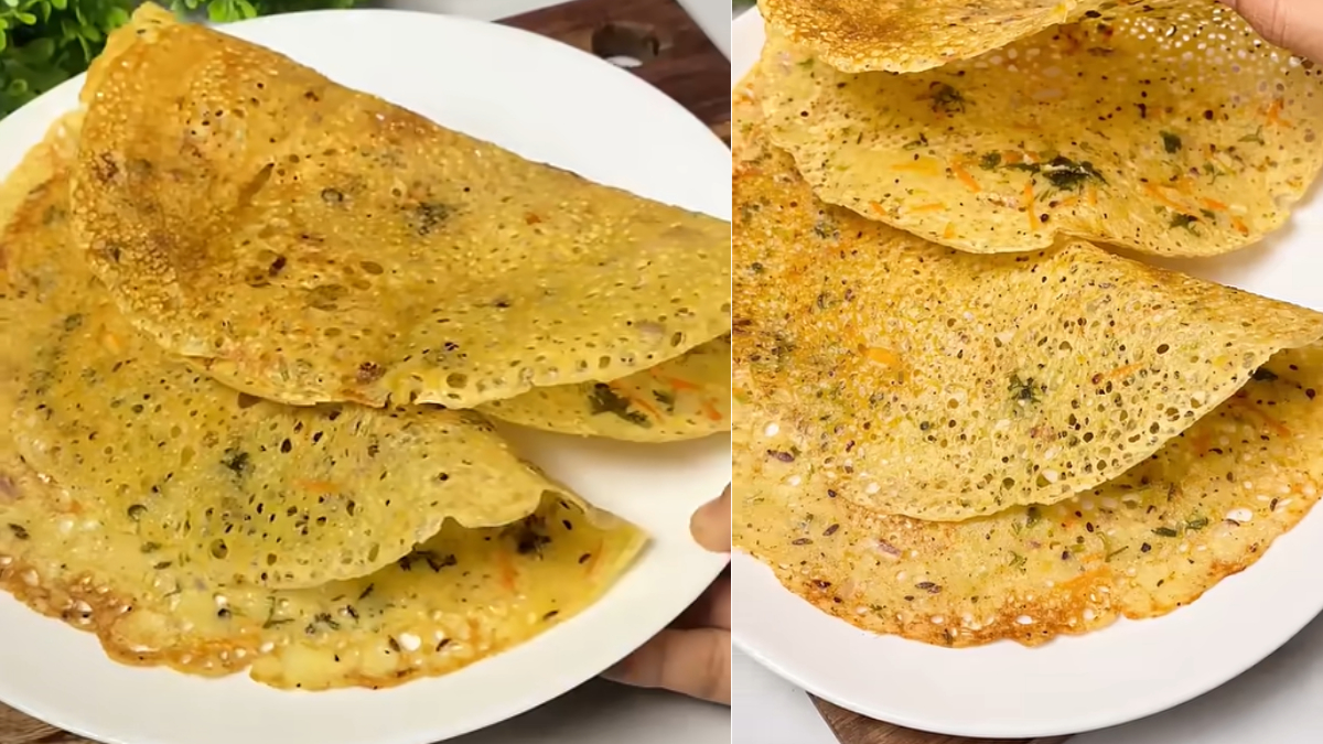 नाश्ते में बनाकर खा लें बेसन और सूजी का डोसा, न भिगोने का झंझट न पीसने का किस्सा, फटाफट नोट कर लें रेसिपी