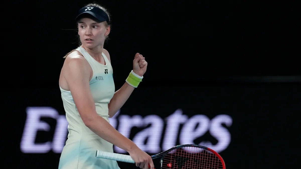 Australian Open Final 2026: एलिना रिबाकिना ने महिला एकल का खिताब जीता, फाइनल में सबालेंका को दी मात Elena Rybakina- India TV Hindi