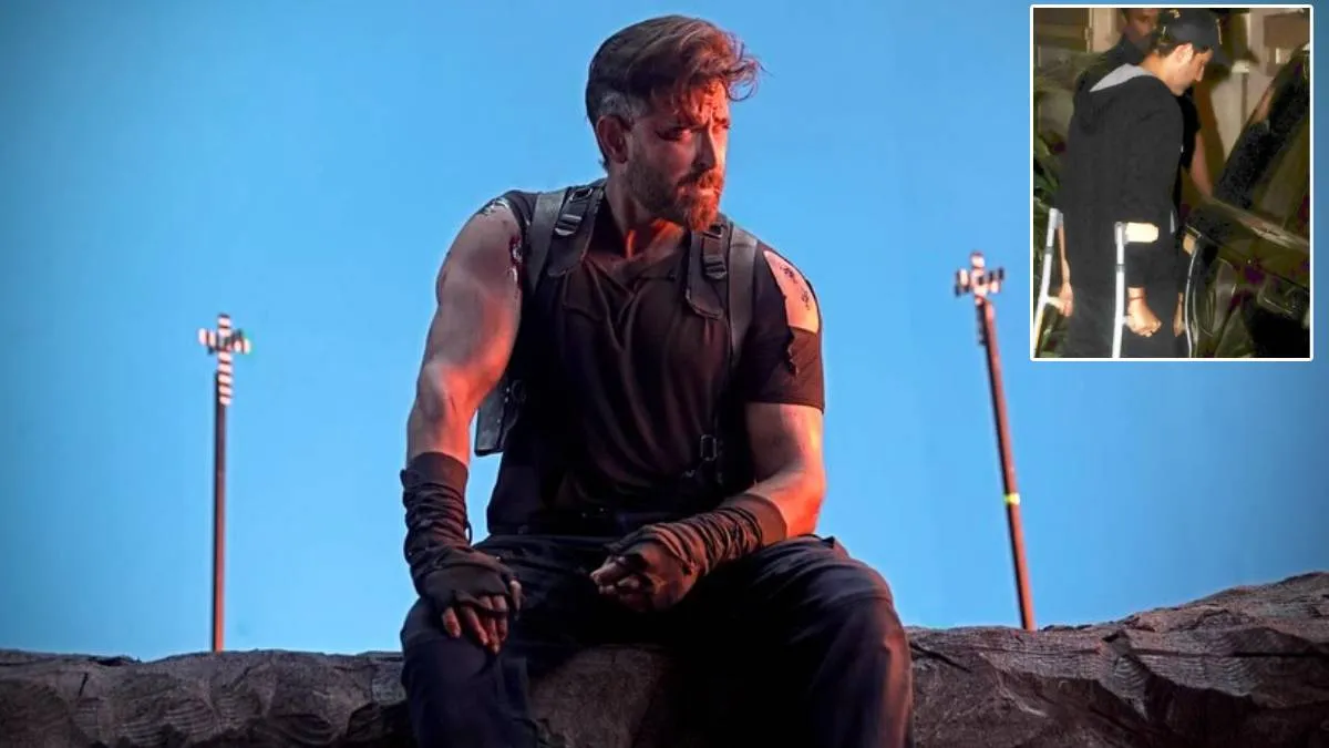 ऋतिक रोशन को ये क्या हुआ? वॉकिंग स्टिक के सहारे चलते दिखे बॉलीवुड के सुपरहीरो, हाल देख फैंस हुई चिंता hrithik roshan- India TV Hindi