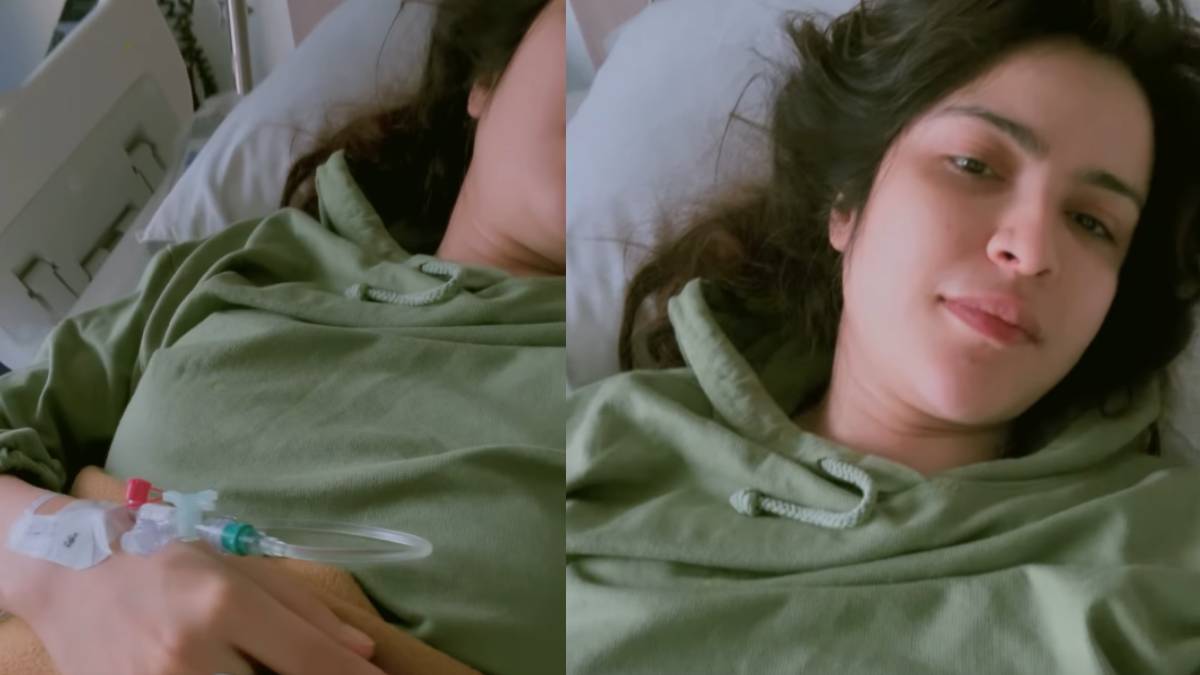 फेमस एक्ट्रेस की बिगड़ी तबीयत, हाथ में ड्रिप लगाए हॉस्पिटल से सामने आया वीडियो