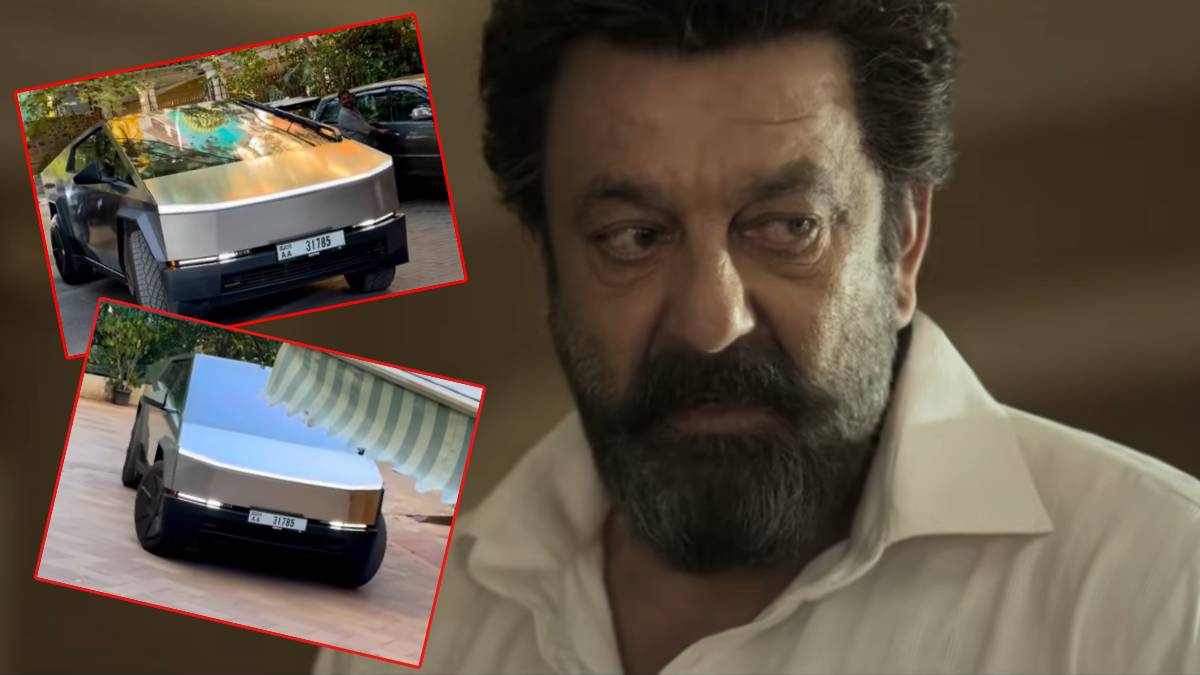 संजय दत्त ने खरीदी एलन मस्क की फेवरेट एसयूवी! मुंबई में दौड़ाई Tesla Cybertruck