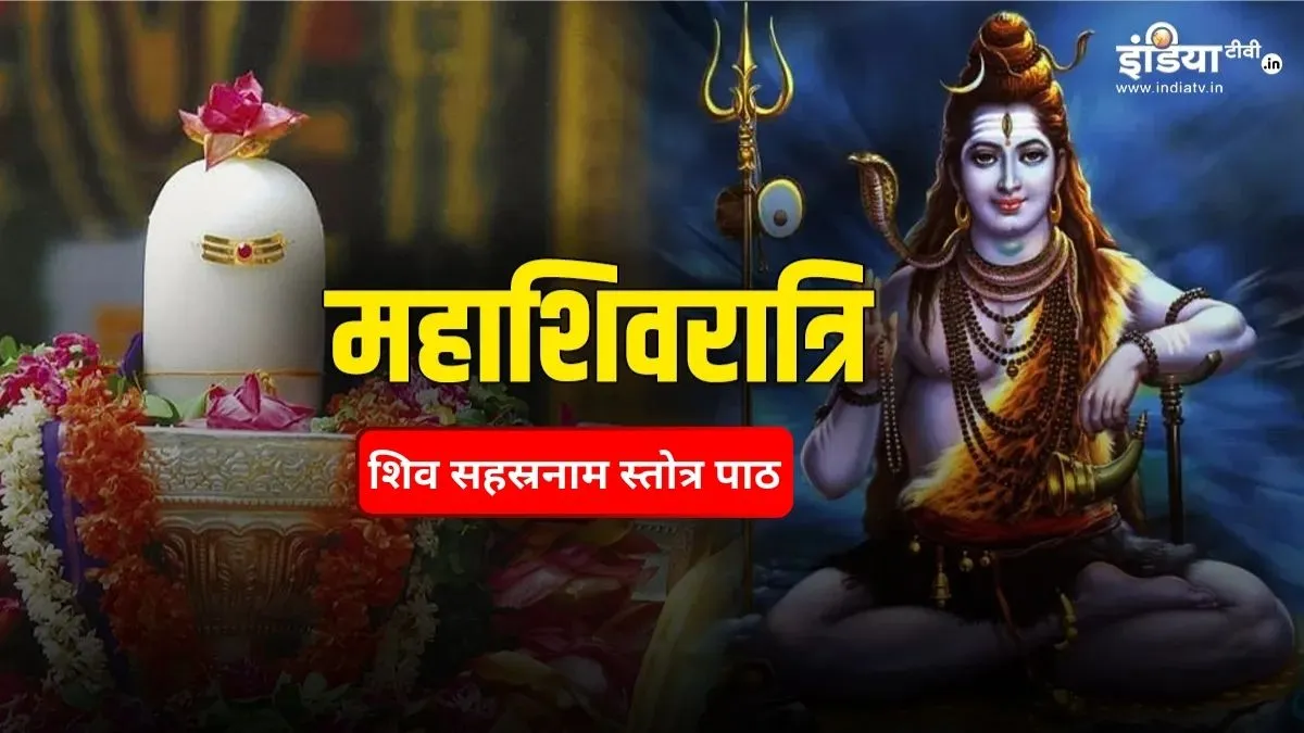Shiv Sahasranama Stotram: महाशिवरात्रि पर करें शिव सहस्रनाम स्तोत्र का पाठ, पाएं मानसिक शांति और अनुभव करें शिव कृपा का अद्भुत असर Shiv Sahasranama Stotram- India TV Hindi