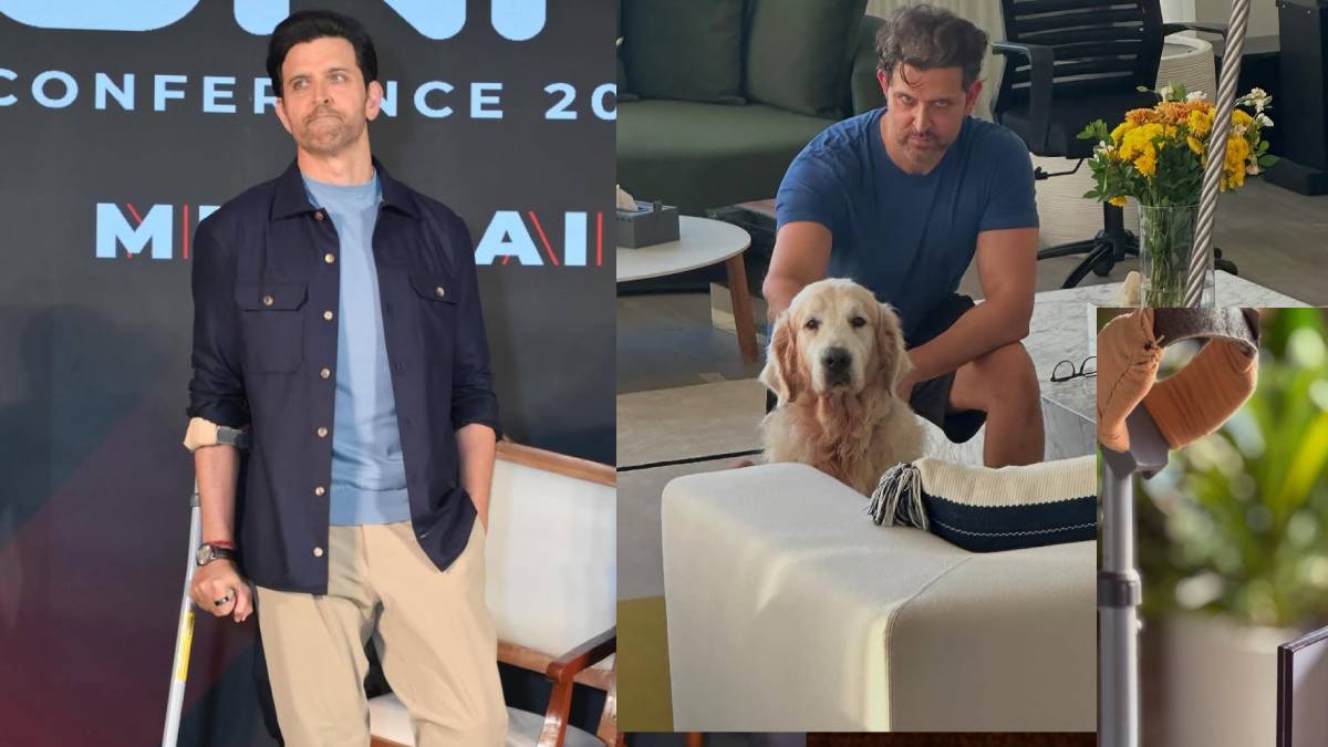 बैसाखियों के सहारे चल रहे ऋतिक रोशन, ज्यादा मेहनत ने बिगाड़ा हाल? बताया हाल