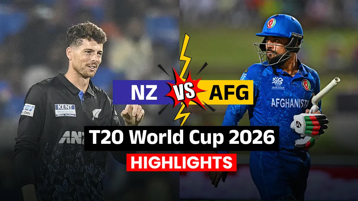 NZ vs AFG: न्यूजीलैंड की धमाकेदार जीत, अफगानिस्तान को 5 विकेट से हराया NZ vs AFG- India TV Hindi