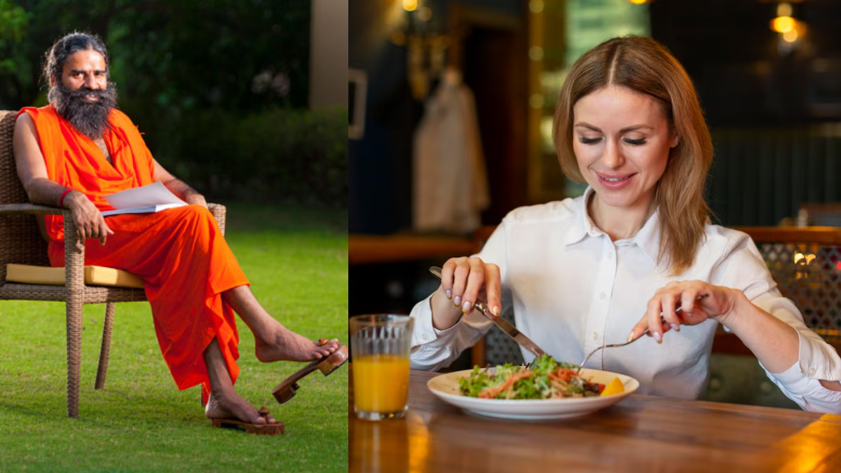 ज्यादा खाने की आदत बना रही है बीमार, स्वामी रामदेव से जानें कैसे गट हेल्थ का रखें ख्याल