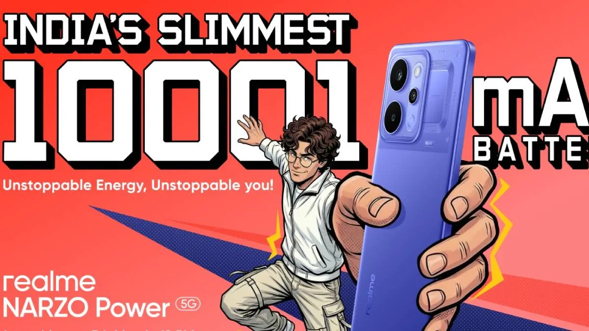 स्मार्टफोन है या 'पावरहाउस'? Realme ला रहा 10001mAh बैटरी वाला भारत का सबसे पतला फोन, आ गई लॉन्च डेट Realme Narzo Power 5G- India TV Hindi