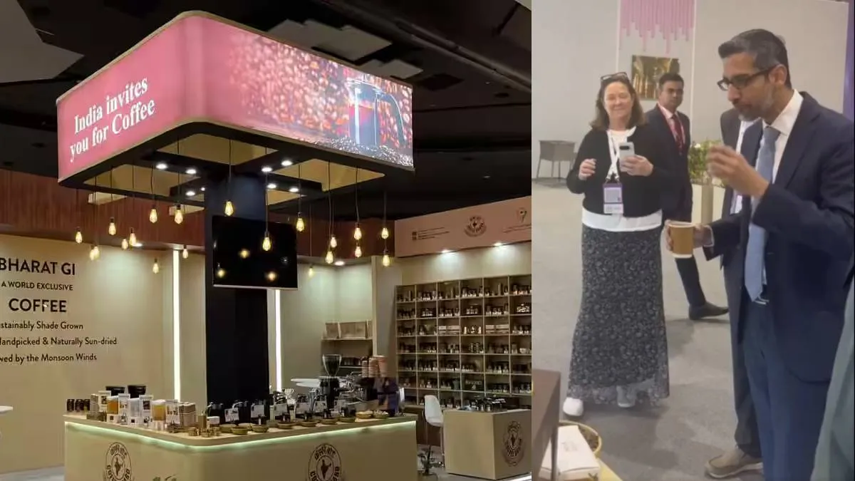 Bharat GI टैग वाली कॉफी पीकर Google CEO सुंदर पिचाई ने कहा- 'Wow', देखें वीडियो Bharat GI, Sunder Pichai- India TV Hindi