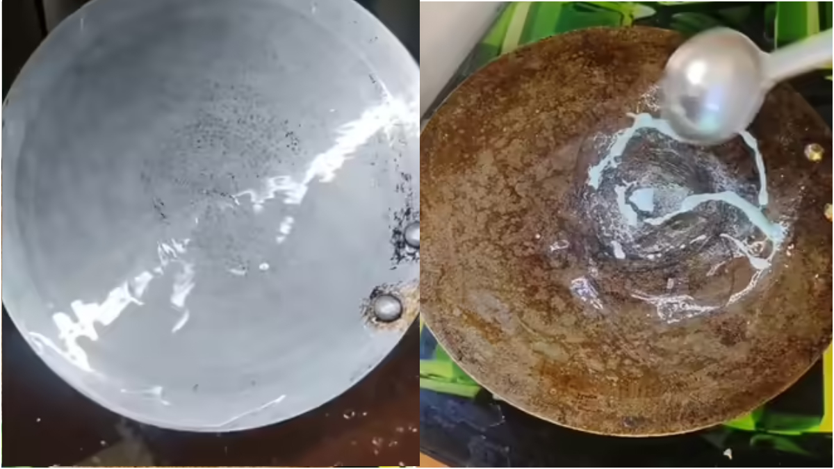 काली पड़ चुकी कड़ाही और तवे को चमकाने का सबसे आसान उपाय, बिना रगड़े नए जैसे चमकने लगेंगे