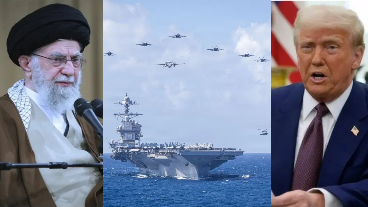 क्या शुरू होगी जंग? ईरान ने होर्मुज के क्षेत्र में दागी मिसाइलें, अमेरिका ने भेज दी है बड़ी सेना US Navy iran missile fire- India TV Hindi