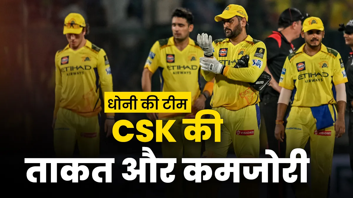 CSK SWOT Analysis: क्या छठी बार इतिहास रचेगी चेन्नई सुपर किंग्स? जानें क्या है टीम की ताकत और कमजोरी CSK- India TV Hindi