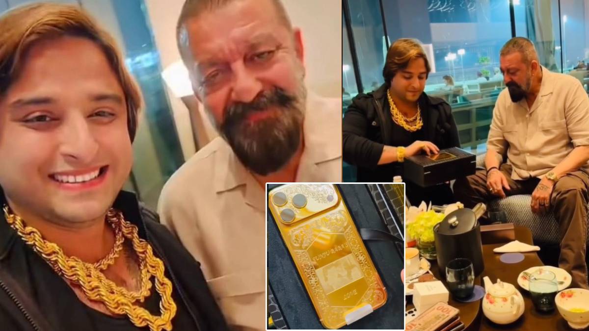 संजय दत्त को पाकिस्तानी फैन ने गिफ्ट किया सोने की परत चढ़ा iPhone 17 और एंटीक वॉच