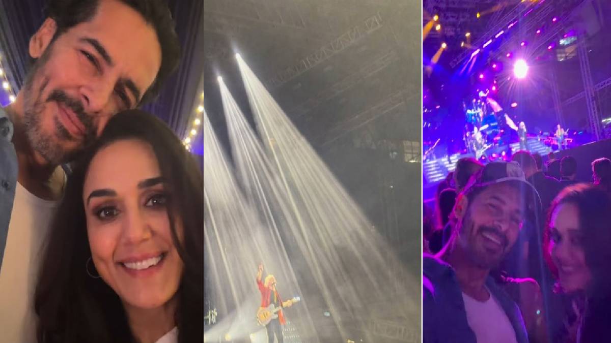 डिनो मोरिया संग कॉन्सर्ट में मौज उड़ाते दिखीं प्रीति जिंटा