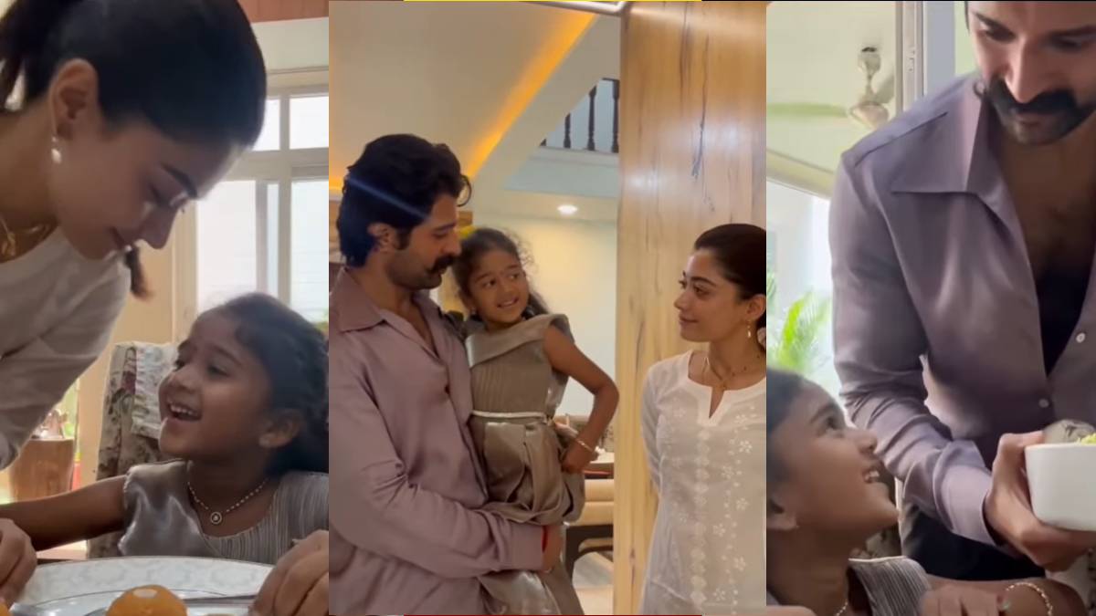 नन्ही फैन की ख्वाइश पूरी करने पर रश्मिका और विजय ने बटोरी तारीफें