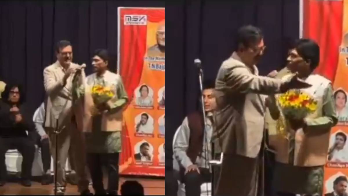 भरी महफिल में सुनील पाल की किरकिरी, हाथ में फूलों का गुलदस्ता देकर बोलने से किया मना