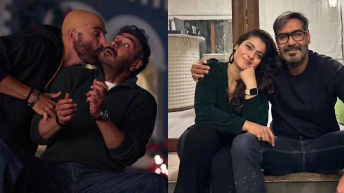 अजय के जन्मदिन पर पत्नी काजोल ने ले ली चुटकी