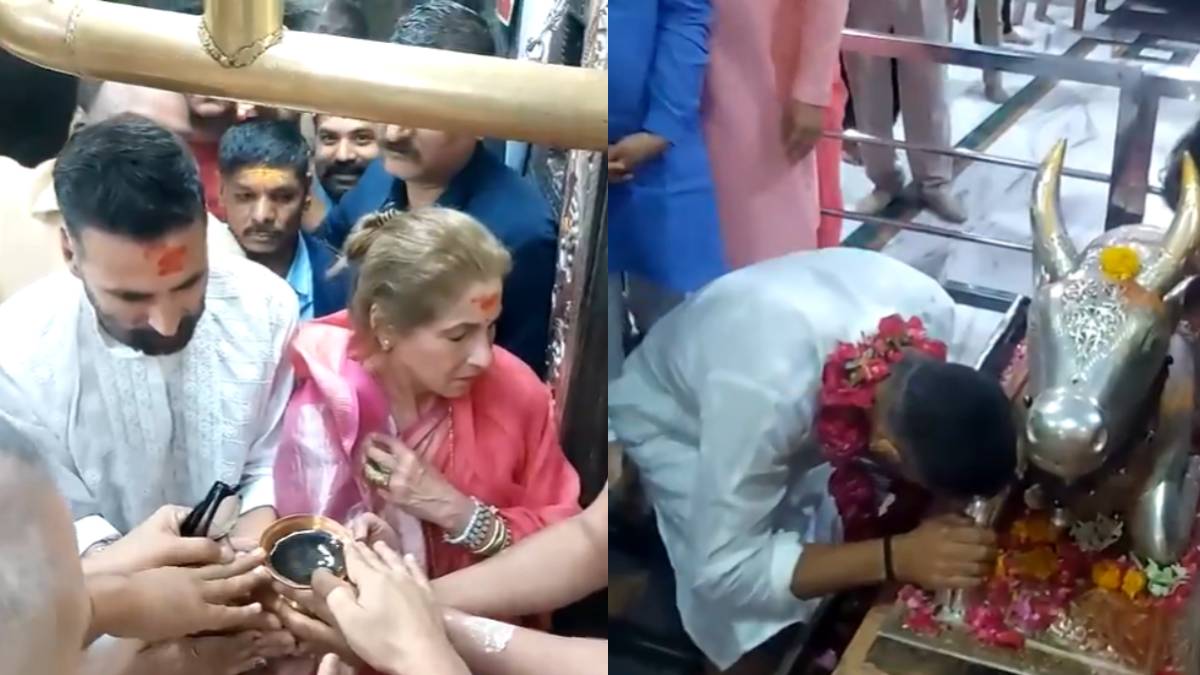 ‘भूत बंगला’ की रिलीज से पहले सास डिंपल कपाड़िया के साथ उज्जैन महाकाल पहुंचे अक्षय