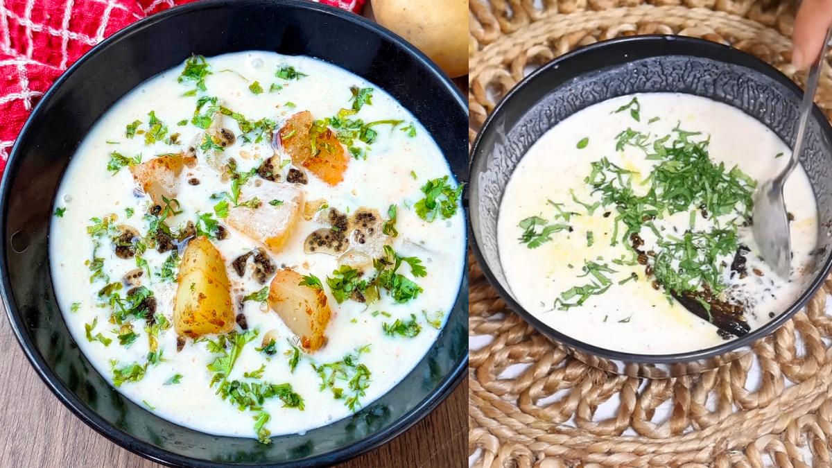 सब्जी से जी भर जाए तो बनाकर खाएं आलू का रायता, इतना टेस्टी कि खाते ही जाएंगे, फटाफट नोट कर लें रेसिपी सब्जी से जी भर जाए तो बनाकर खाएं आलू का रायता, इतना टेस्टी कि खाते ही जाएंगे, फटाफट नोट कर लें रेसिपी