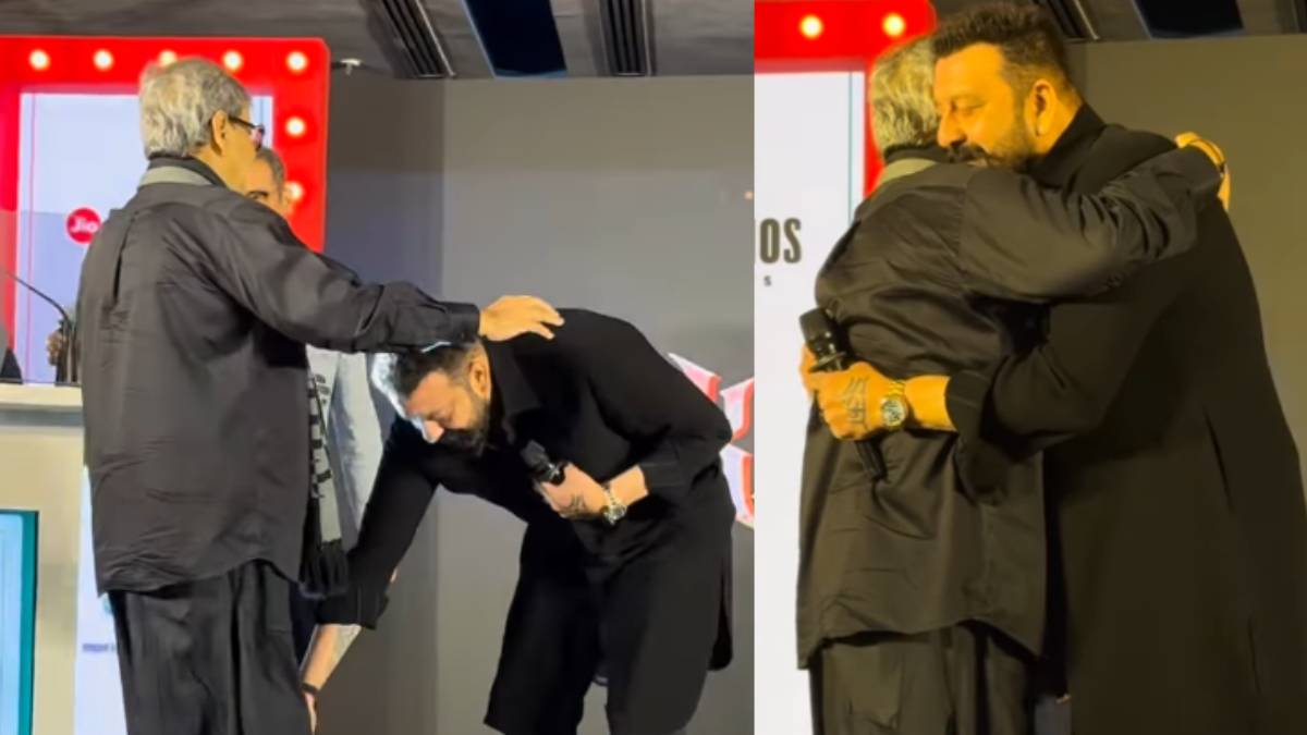 किसके आगे झुके 66 साल के संजय दत्त? देखते ही स्टेज पर छुए पैर, फैन हुए भावुक