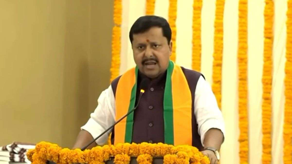 तेलंगाना राज्य कार्यकारिणी की बैठक में बीजेपी अध्यक्ष नितिन नवीन बोले- "राज्य को कांग्रेस का ATM बना दिया गया"