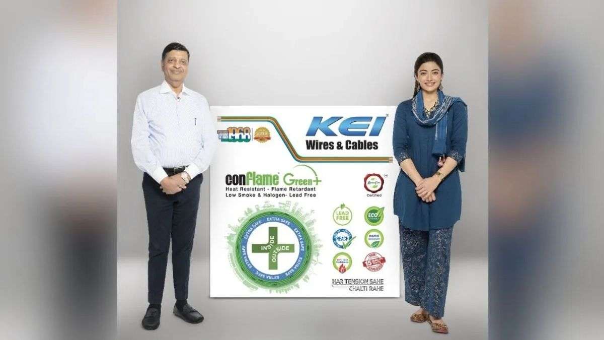 KEI इंडस्ट्रीज लिमिटेड ने एक्ट्रेस रश्मिका मंदाना को बनाया ब्रांड एंबेसडर