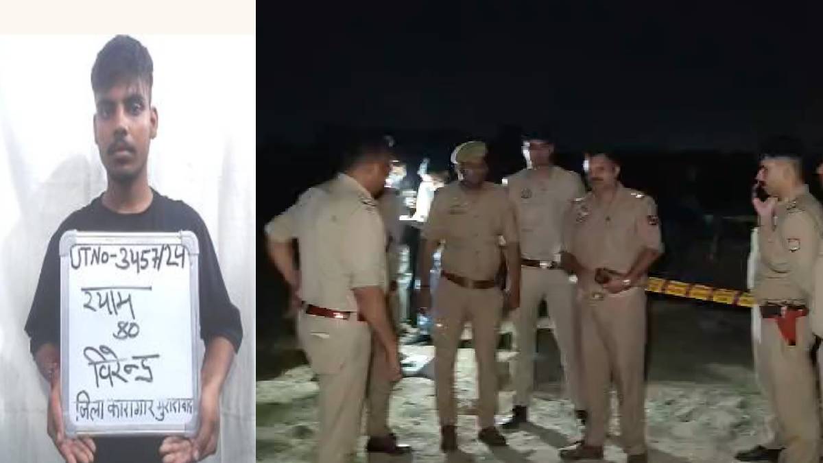 हापुड़ में पुलिस एनकाउंटर में मारा गया इनामी बदमाश, फायरिंग में हेड कांस्टेबल को भी लगी गोली
