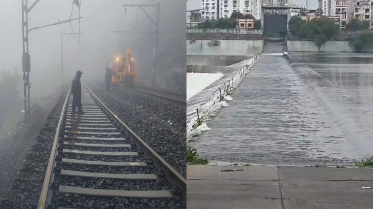 गुजरात में भारी बारिश से 24 ट्रेनों पर पड़ा असर, 9 ट्रेन कैंसिल, 15 शॉर्ट टर्मिनेट हुईं Gujarat Rain- India TV Hindi