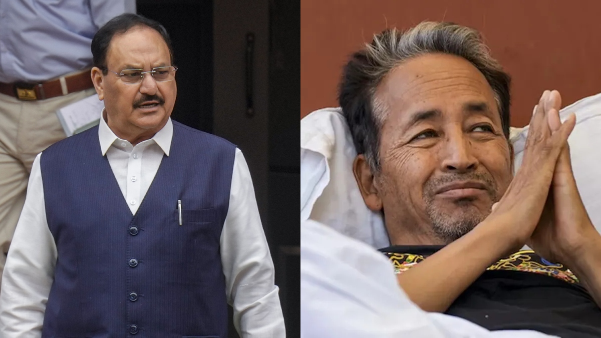 दिल्ली में प्रदर्शन के बीच सरकार ने की बड़ी पहल, सोनम वांगचुक से मिलने पहुंचे नड्डा