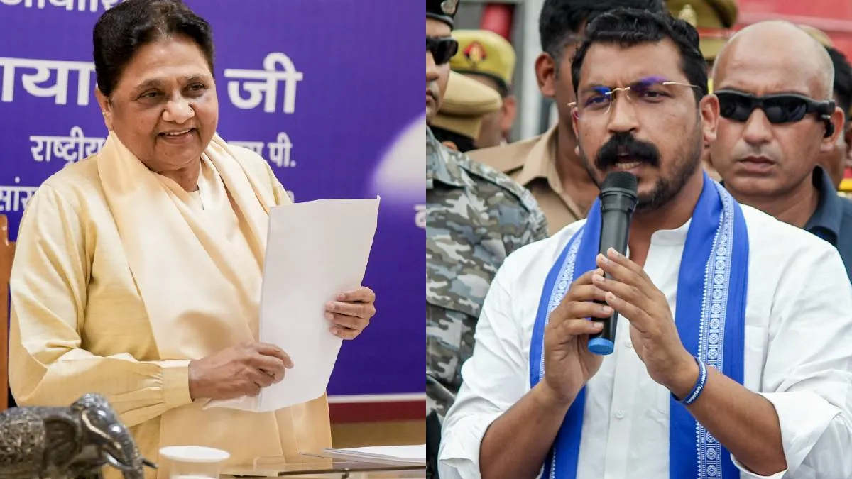 मेरठ ललिता मर्डर केस में चंद्रशेखर और मायावती आमने-सामने, आखिर क्या है दोनों नेताओं का मकसद? यहां जानिए मायावती और चंद्रशेखर आजाद- India TV Hindi