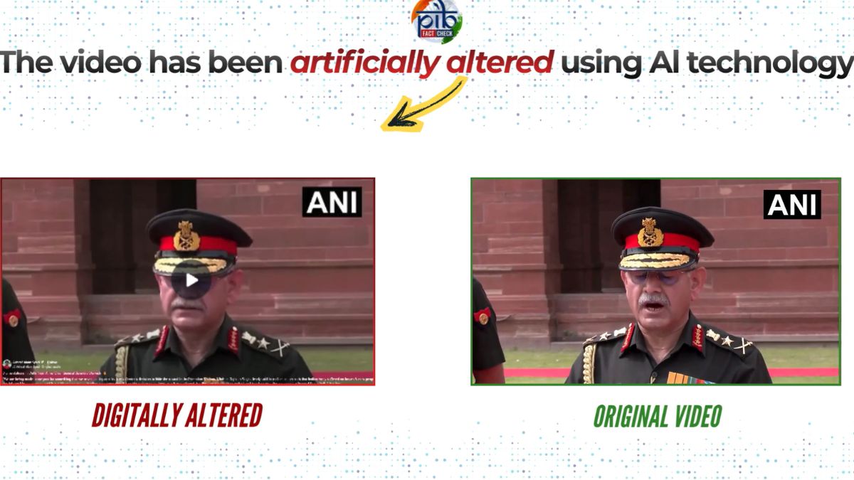 Fact Check: पाकिस्तानी प्रोपेगेंडा की नई साजिश! जनरल उपेंद्र द्विवेदी के नाम पर फैलाया गया फर्जी वीडियो
