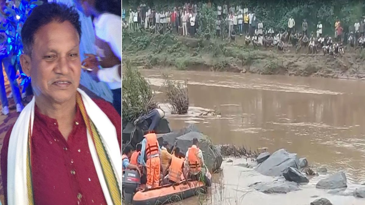 ड्यूटी से लौटते समय नाले में बह गए पंचायत सचिव, 16 घंटे बाद चट्टान में फंसा मिला शव