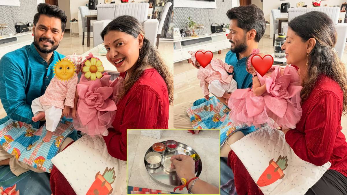 संभावना सेठ के बच्चों का हुआ नामकरण, चांदी की प्लेट में सोने की तार से लिखा नाम